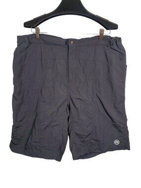 Novara Padded Mountain Bike Shorts Men's XL Black Nylon Cycling Baggy